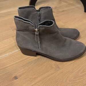 Kenzie Gray leather booties